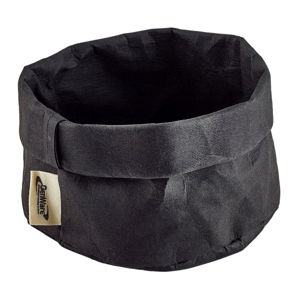 Black Washable Paper Bag 13 Dia x 10cm (H) - SKU: WPB-13BK