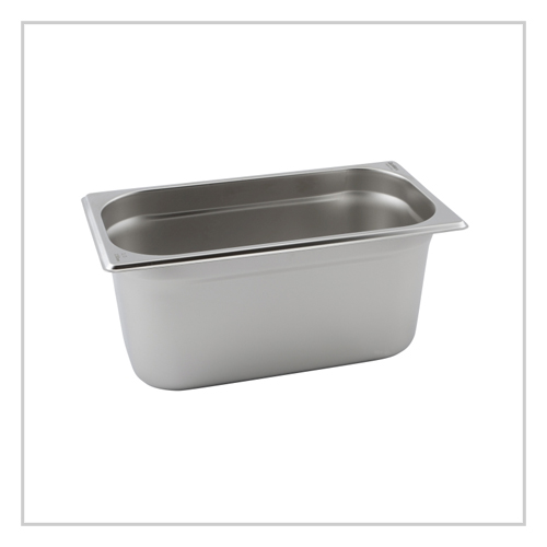 1/3 Third Size Stainless Steel Gastronorm Pans