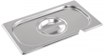 Chefset Stainless Steel Gastronorm Pan 1/4 Notched Lid