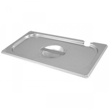 St/St Gastronorm Pan Notched Lid 1/1 - SKU: GN11-NLID