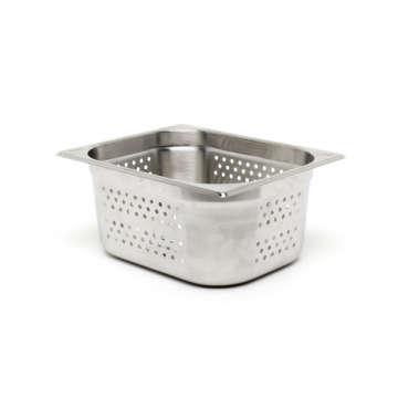 Perforated St/St Gastronorm Pan 1/2 - 65mm Deep - SKU: GNP12-65