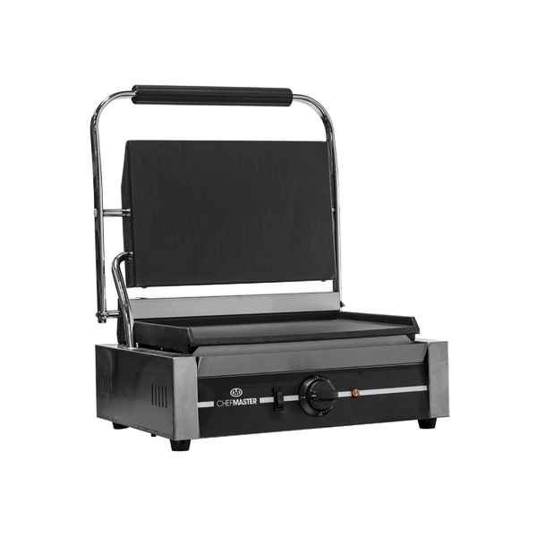 Chefmaster Large Single Contact Grill - Flat - SKU: HEA788