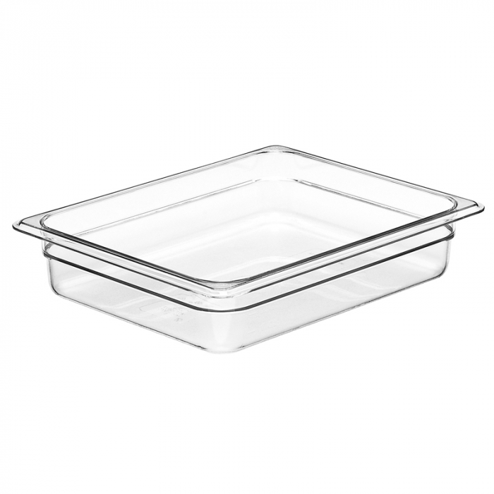 1/2 -Polycarbonate GN Pan 65mm Clear - SKU: PC12-065