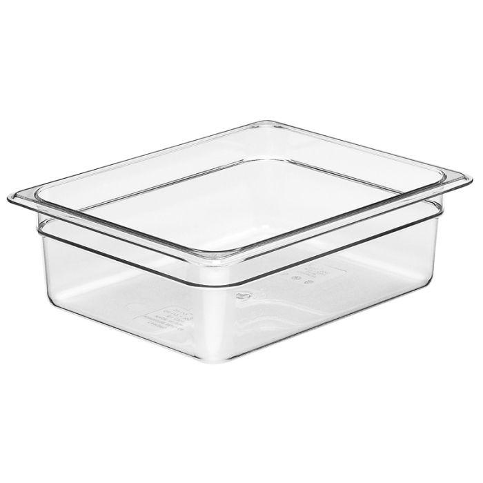 1/2 -Polycarbonate GN Pan 150mm Clear - SKU: PC12-150