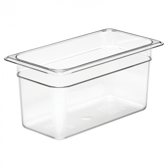 1/3 -Polycarbonate GN Pan 150mm Clear - SKU: PC13-150