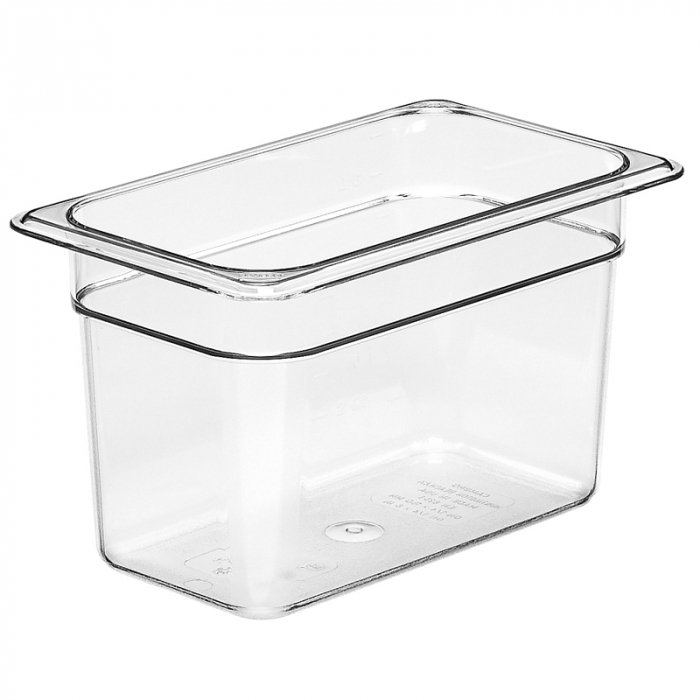 1/4 -Polycarbonate GN Pan 150mm Clear - SKU: PC14-150