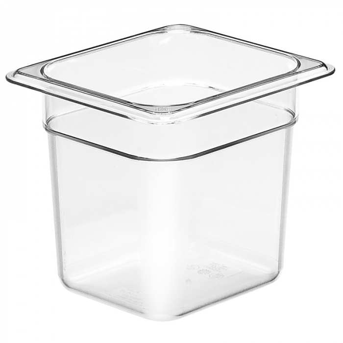 1/6 -Polycarbonate GN Pan 150mm Clear - SKU: PC16-150