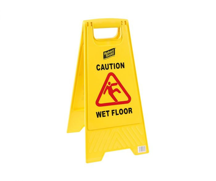 Caution Wet Floor/Cleaning In Progress Sign - SKU: 101423