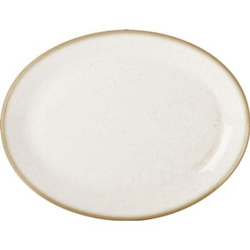 Oatmeal Oval Plate 30cm/12" Box of 6
