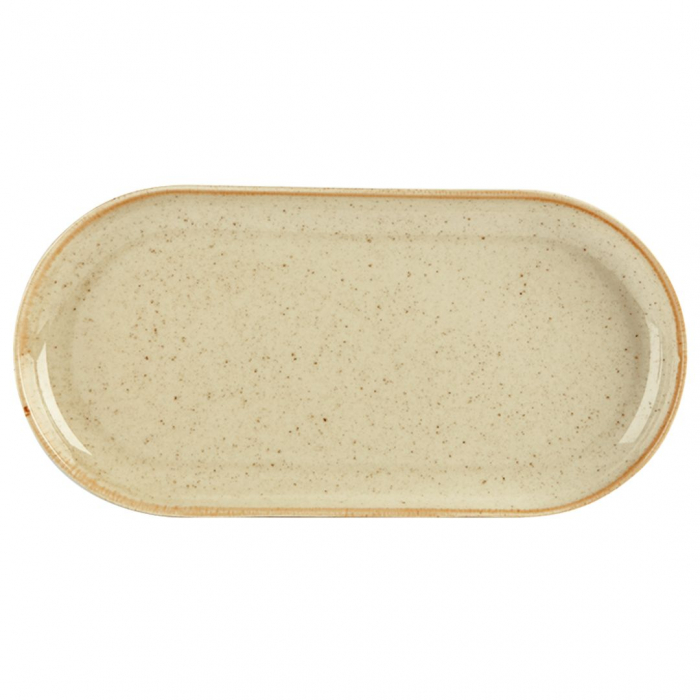 Wheat Narrow Oval Plate 30cm Box of 6