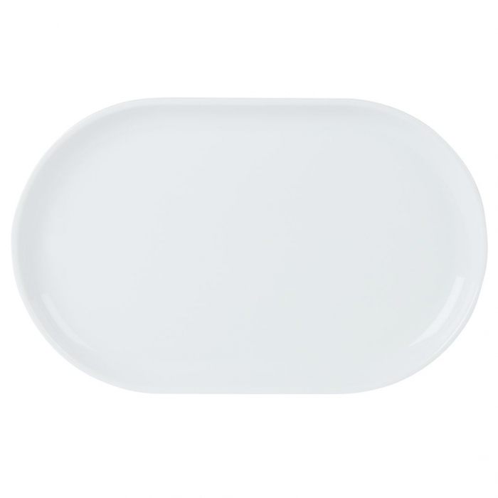 Narrow Oval Plate 32x20cm/12.5x8" - SKU: P118132