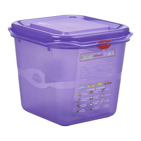 Allergen GN Storage Container 1/6 150mm Deep 2.6L - SKU: 12390AL