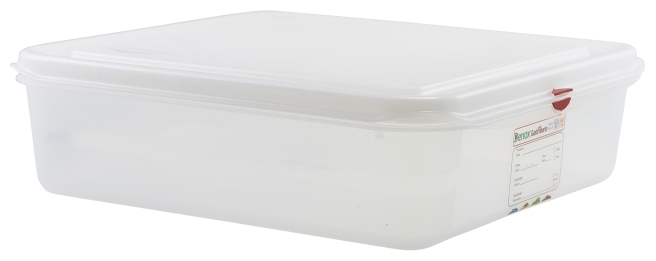 GN Storage Container 2/3 100mm Deep 9L - SKU: 12500