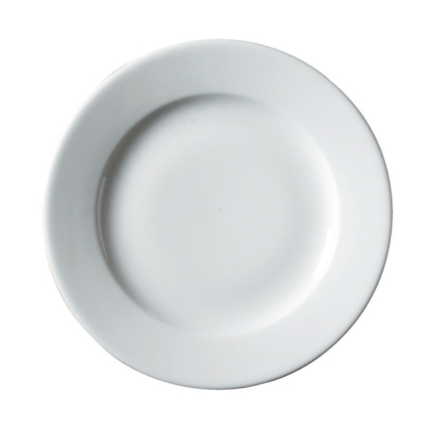 Genware Porcelain Classic Winged Plate 17cm/6.5" - SKU: 160617