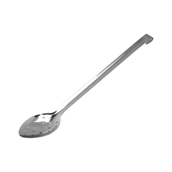 S/St.Perforated Spoon 350mm With Hook Handle - SKU: 16340