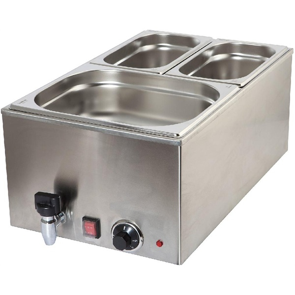 Bain Marie 1/1 With Tap 1.2Kw - SKU: 172-1020