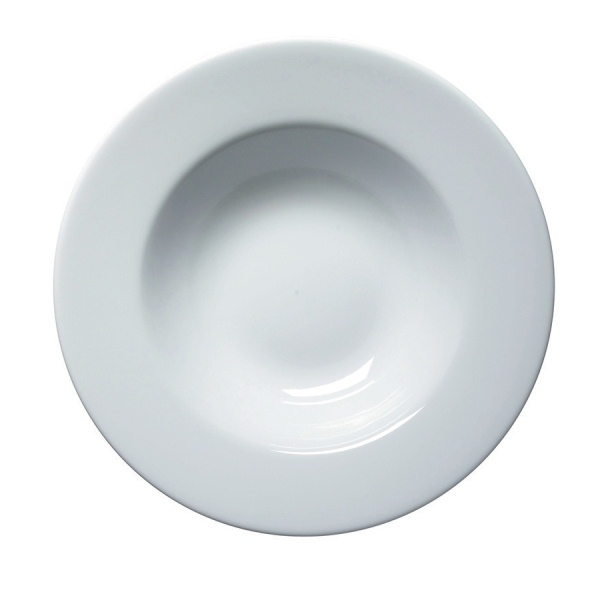 Genware Porcelain Soup Plate/Pasta Dish 23cm/9" - SKU: 172122