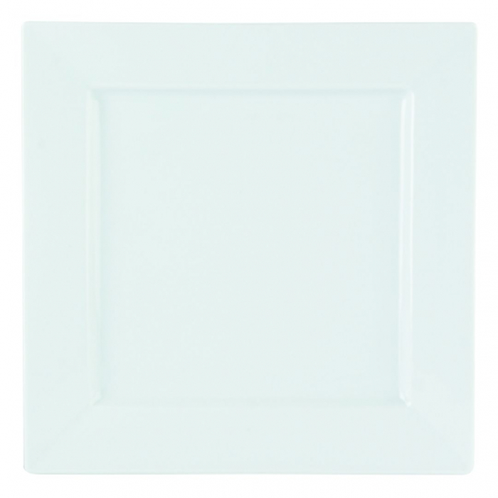 Flat Square Plate 21cm/8.25" - SKU: P185621