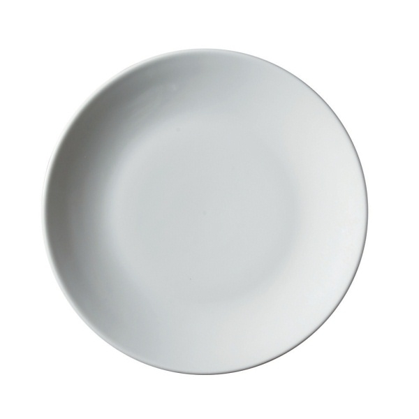 Genware Porcelain Coupe Plate 22cm/8.5" - SKU: 187622