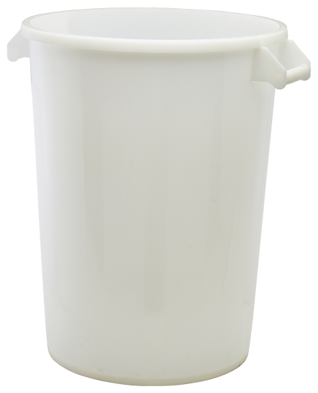 White Polyethylene Bin 100L - SKU: 23112