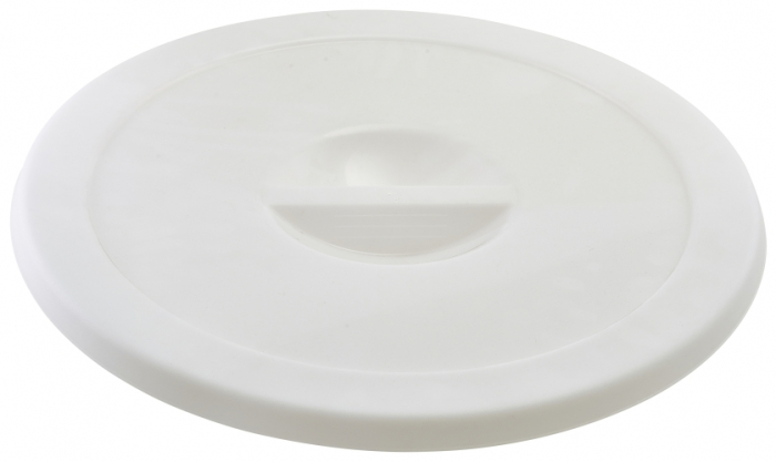 White Polyethylene Bin Lid - SKU: 23113