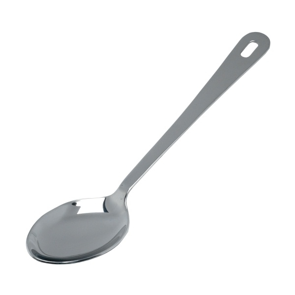 S/St.Serving Spoon 12" With Hanging Hole - SKU: 300012