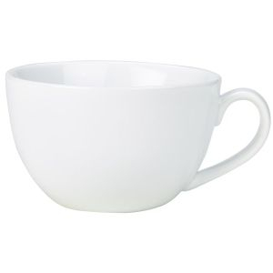 Genware Porcelain Bowl Shaped Cup 17.5cl/6oz - SKU: 322118
