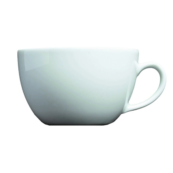 Genware Porcelain Bowl Shaped Cup 25cl/8.75oz - SKU: 322125