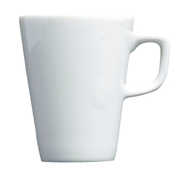 Genware Porcelain Latte Mug 34cl/12oz - SKU: 322135
