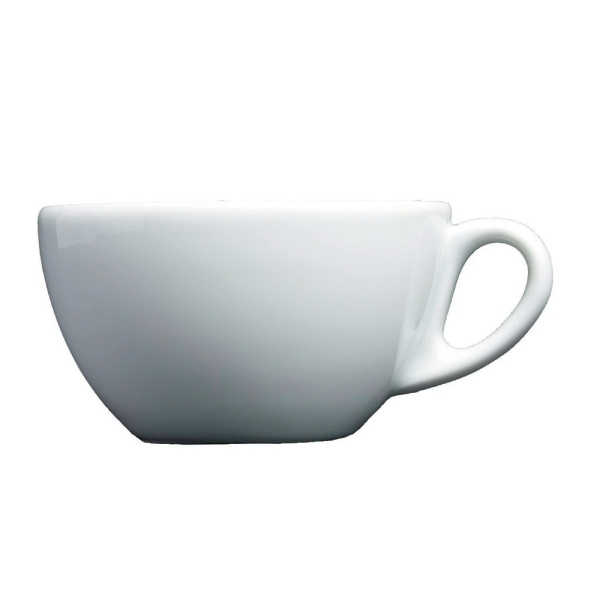 Genware Porcelain Italian Style Bowl Shaped Cup 28cl/10oz - SKU: 328128