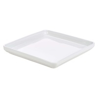 Genware Porcelain Deep Square Dish 20x20x2.5cm - SKU: 351820