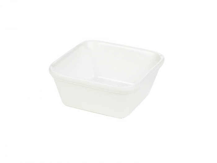 Genware Porcelain Square Pie Dish 12cm/4.75" - SKU: 353212