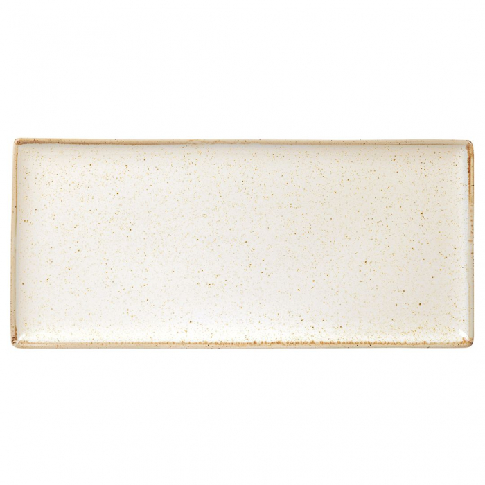 Oatmeal Rectangular Platter 35x15.5cm/13.75"x6" Box of 6