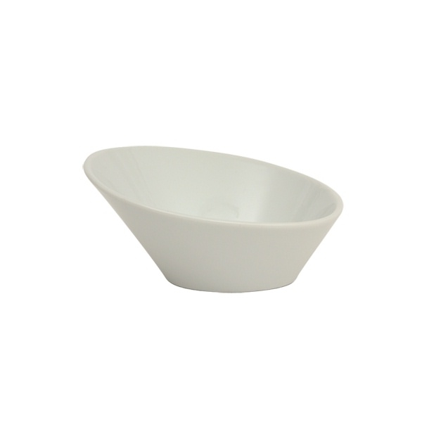 Genware Porcelain Oval Sloping Bowl 16cm/6.25" - SKU: 366016