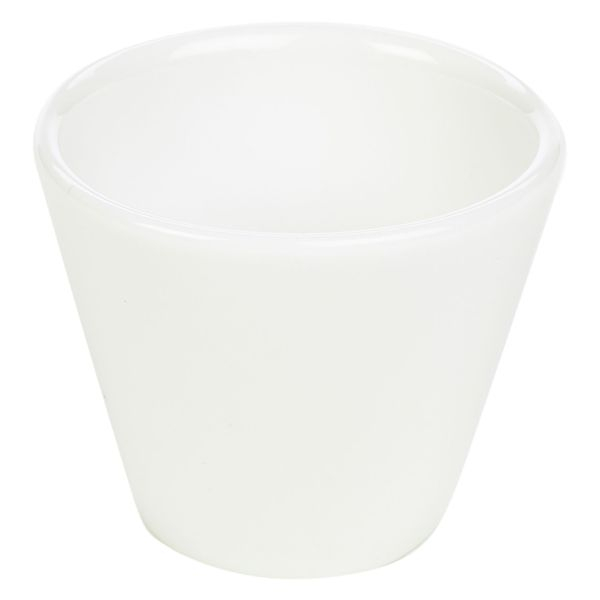 Genware Porcelain Conical Bowl 6cm/2.25" - SKU: 369006