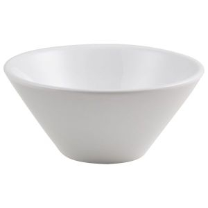 Genware Porcelain Low Conical Bowl 13.5cm/5.25" - SKU: 369114