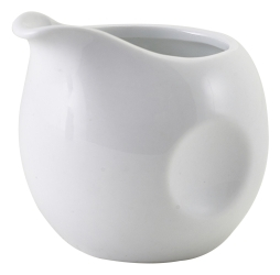 Genware Porcelain Pinched Milk Jug 8cl/2.8oz - SKU: 373107