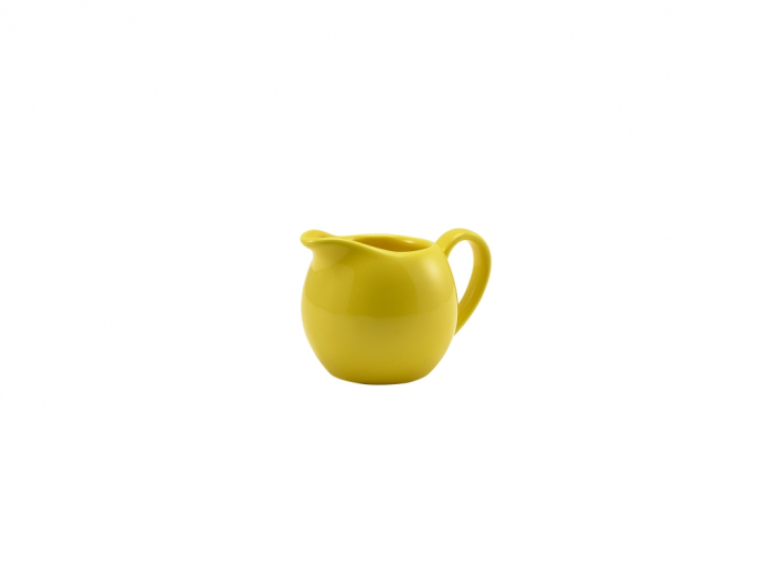 Genware Porcelain Yellow Jug 14cl/5oz - SKU: 373114Y