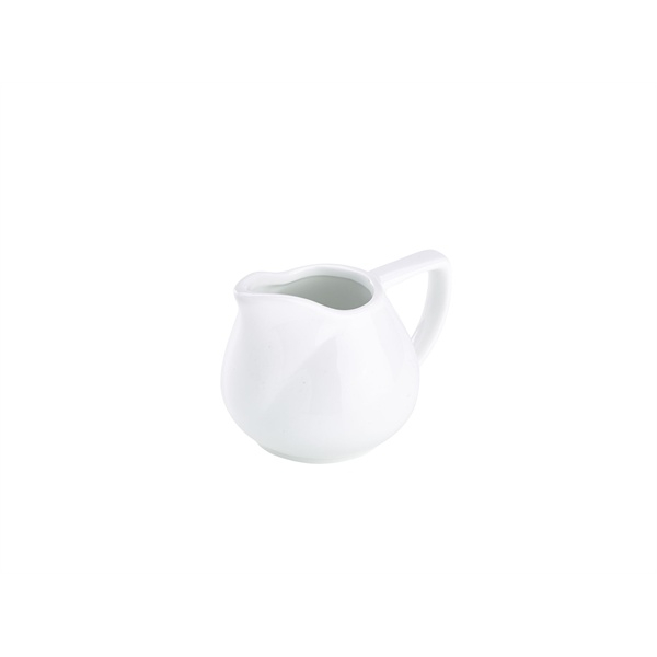 Genware Porcelain Contemporary Milk Jug 28cl/10oz - SKU: 374928