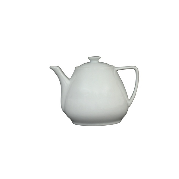 Genware Porcelain Contemporary Teapot 92cl/32oz - SKU: 394992