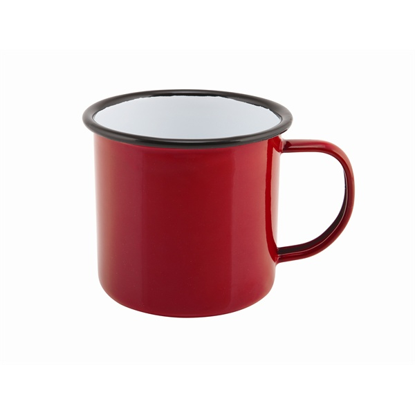 Enamel Mug Red 36cl/12.5oz - SKU: 50018RED