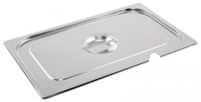 Chefset Stainless Steel Gastronorm Pan 1/1 Notched Lid