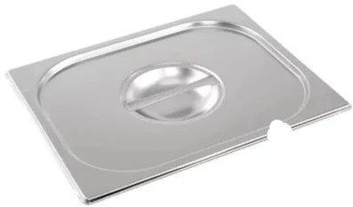 Chefset Stainless Steel Gastronorm Pan 1/2 Notched Lid