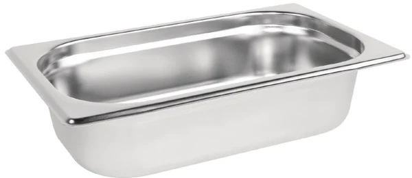 Chefset Stainless Steel Gastronorm Pan 1/4 65mm