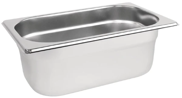 Chefset Stainless Steel Gastronorm Pan 1/4 100mm