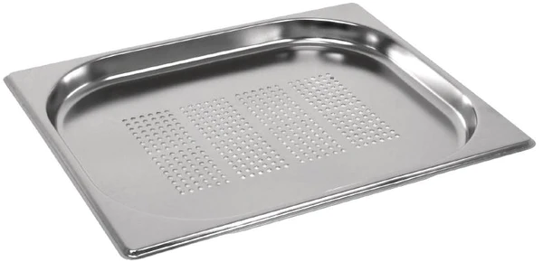 Chefset Stainless Steel Gastronorm Pan 1/2 20mm Perforated