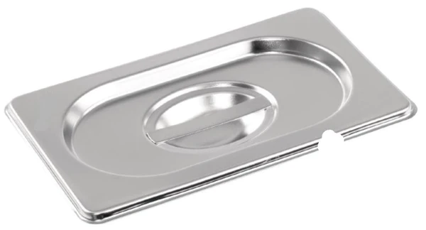 Chefset Stainless Steel Gastronorm Pan 1/9 Notched Lid