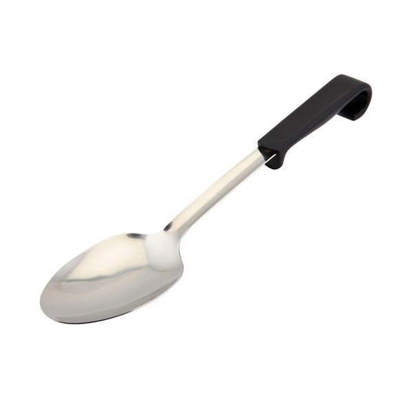 Genware Plastic Handle Spoon Plain Black - SKU: 577-04