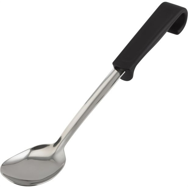 Genware Plastic Handle Small Spoon Black - SKU: 577-10