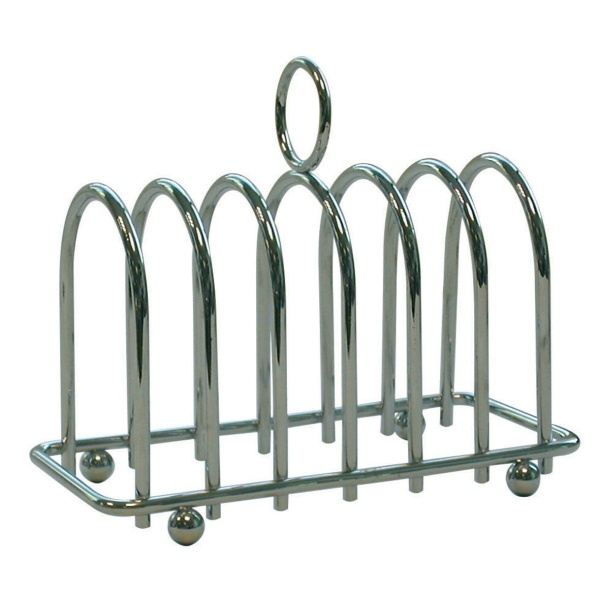 Chrome Horseshoe 6 Slice Toast Rack - SKU: 701614